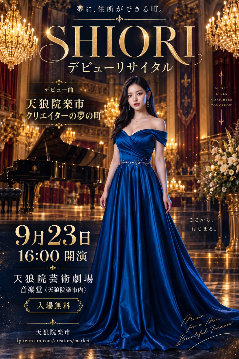 SHIORI リサイタルの案内